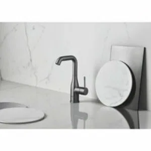 Смеситель для раковины GROHE Essence с донным клапаном, L-Size, темный графит матовый (24174AL1) Смеситель для раковины GROHE Essence с донным клапаном, L-Size, темный графит матовый (24174AL1)