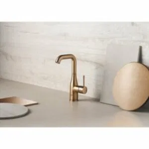 Смеситель для раковины GROHE Essence с донным клапаном, L-size, теплый закат матовый (24174DL1) Смеситель для раковины GROHE Essence с донным клапаном, L-size, теплый закат матовый (24174DL1)