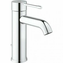 Смеситель для раковины GROHE Essence с донным клапаном, S-size, хром (24171001)