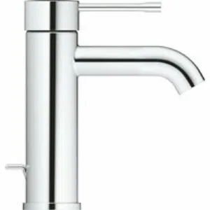 Смеситель для раковины GROHE Essence с донным клапаном, S-size, хром (24171001) Смеситель для раковины GROHE Essence с донным клапаном, S-size, хром (24171001)