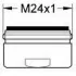 Аэратор GROHE с резьбой M24 (13952000) Аэратор GROHE с резьбой M24 (13952000)