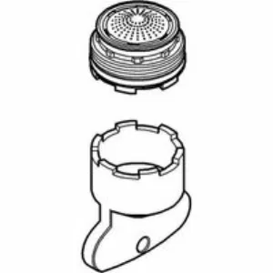 Аэратор GROHE с внешней резьбой M 24 x 1 (13926000) Аэратор GROHE с внешней резьбой M 24 x 1 (13926000)