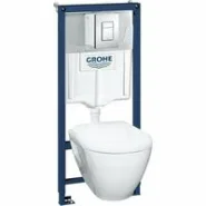 Комплект инсталляции GROHE Solido Perfect 4 в 1 с подвесным унитазом Lecico Serel и сиденьем (39186000)