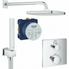 Душевая система GROHE Tempesta 250 Cube с термостатом для душа, хром (NSB0165)
