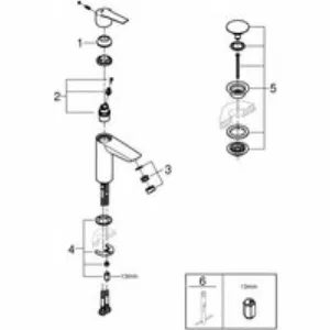 Смеситель для раковины GROHE Start QuickFix с нажимным донным клапаном, M-Size, хром (24204002/U) (УЦЕНКА - Царапины на корпусе) Смеситель для раковины GROHE Start QuickFix с нажимным донным клапаном, M-Size, хром (24204002/U) (УЦЕНКА - Царапины на корпусе)