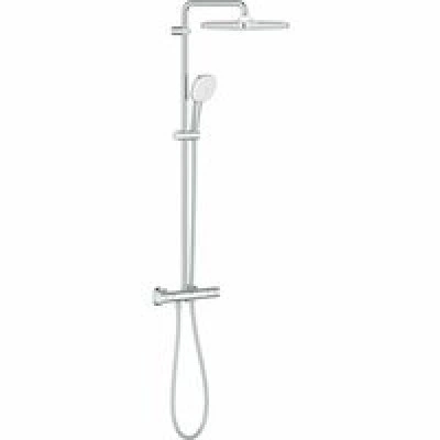 Душевая система GROHE Tempesta System 250 Cube с термостатом для душа, хром (26689001) Душевая система GROHE Tempesta System 250 Cube с термостатом для душа, хром (26689001)