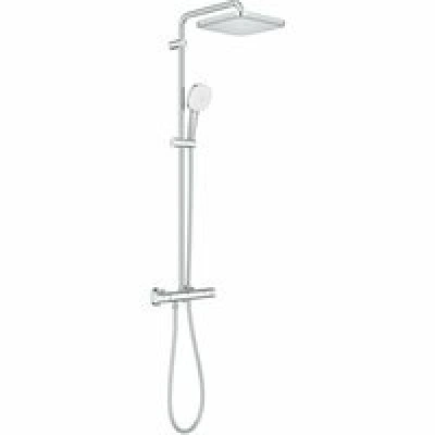 Душевая система GROHE Tempesta System 250 Cube с термостатом для душа, хром (26689001) Душевая система GROHE Tempesta System 250 Cube с термостатом для душа, хром (26689001)