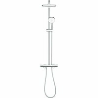 Душевая система GROHE Tempesta System 250 Cube с термостатом для душа, хром (26689001) Душевая система GROHE Tempesta System 250 Cube с термостатом для душа, хром (26689001)