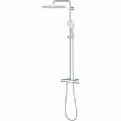 Душевая система GROHE Tempesta System 250 Cube с термостатом для душа, хром (26689001) Душевая система GROHE Tempesta System 250 Cube с термостатом для душа, хром (26689001)