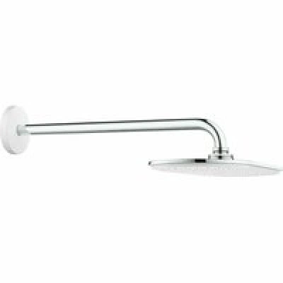 Верхний душ GROHE Rainshower Veris 300x150, 1 режим, 422 мм, белая луна (26170LS0)