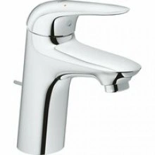 Смеситель для раковины GROHE Wave с донным клапаном, S-Size, хром (32284001)