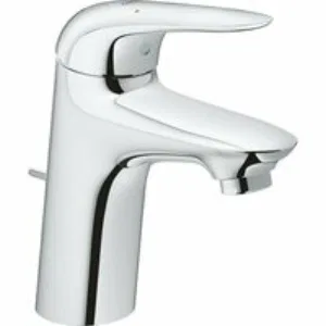 Смеситель для раковины GROHE Wave с донным клапаном, S-Size, хром (32284001) Смеситель для раковины GROHE Wave с донным клапаном, S-Size, хром (32284001)