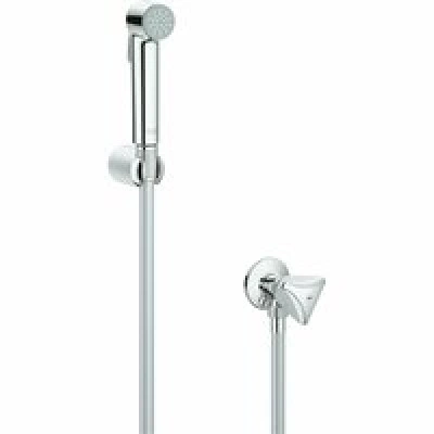 Душевой набор с угловым вентилем, 1 вид струи, GROHE Tempesta Trigger Spray, хром, (26357000)