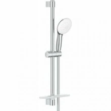 Душевой гарнитур GROHE Tempesta 110 с мыльницей, 2 режима струи, душевая штанга 600 мм, 13,5 л/мин, хром (27926003)