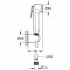 Набор для гигиенического душа GROHE Tempesta-F Trigger Spray 30, 1250 мм, хром (27513001) Набор для гигиенического душа GROHE Tempesta-F Trigger Spray 30, 1250 мм, хром (27513001)