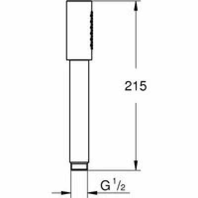 Ручной душ GROHE Sena Stick, 1 режим, хром (28341000) Ручной душ GROHE Sena Stick, 1 режим, хром (28341000)