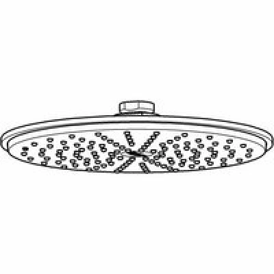 Верхний душ GROHE Rainshower Cosmopolitan 210, 9,5 л/мин, 1 режим, хром (28373000) Верхний душ GROHE Rainshower Cosmopolitan 210, 9,5 л/мин, 1 режим, хром (28373000)