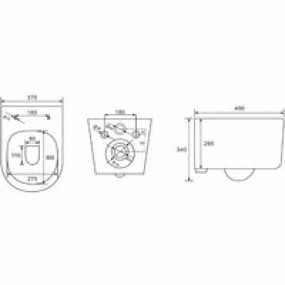Унитаз Aquatek МИЯ подвесной с сиденьем с микролифтом, белый AQ2004-00 Унитаз Aquatek МИЯ подвесной с сиденьем с микролифтом, белый AQ2004-00