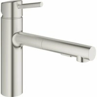 Смеситель для кухни GROHE Concetto с вытяжным душем, суперсталь (30273DC1) Смеситель для кухни GROHE Concetto с вытяжным душем, суперсталь (30273DC1)