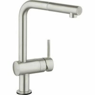 Смеситель для кухни GROHE Minta Touch сенсорный с вытяжным изливом, суперсталь (31360DC1)