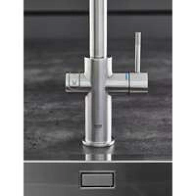 Смеситель для кухонной мойки GROHE Blue Home с системой фильтрации, охлаждения и газирования воды, суперсталь (31455DC0) Смеситель для кухонной мойки GROHE Blue Home с системой фильтрации, охлаждения и газирования воды, суперсталь (31455DC0)