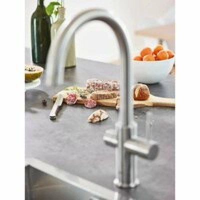 Смеситель для кухонной мойки GROHE Blue Home с системой фильтрации, охлаждения и газирования воды, суперсталь (31455DC0) Смеситель для кухонной мойки GROHE Blue Home с системой фильтрации, охлаждения и газирования воды, суперсталь (31455DC0)