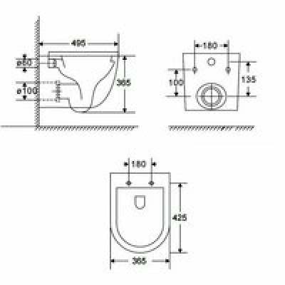 Комплект инсталляции GROHE NW0145/S с унитазом AQUAme AQM2002PRO и сиденьем с микролифтом (NW0183/S) Комплект инсталляции GROHE NW0145/S с унитазом AQUAme AQM2002PRO и сиденьем с микролифтом (NW0183/S)