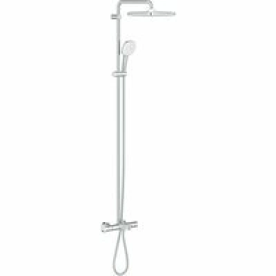 Душевая система GROHE Tempesta System 250 Cube с термостатом для ванны, хром (26691001) Душевая система GROHE Tempesta System 250 Cube с термостатом для ванны, хром (26691001)