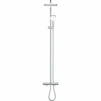 Душевая система GROHE Tempesta System 250 Cube с термостатом для ванны, хром (26691001) Душевая система GROHE Tempesta System 250 Cube с термостатом для ванны, хром (26691001)