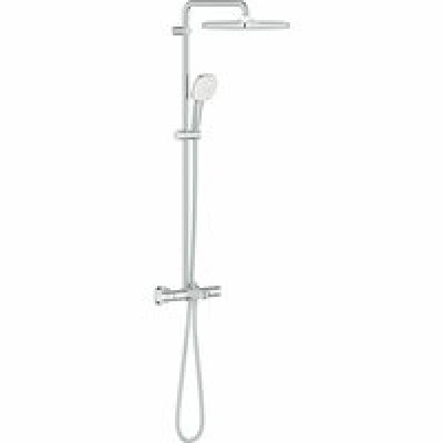 Душевая система GROHE Tempesta System 250 Cube с термостатом для ванны, хром (26975001) Душевая система GROHE Tempesta System 250 Cube с термостатом для ванны, хром (26975001)