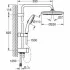 Душевая система GROHE Tempesta System 250 Flex с переключателем потоков, хром (26980001) Душевая система GROHE Tempesta System 250 Flex с переключателем потоков, хром (26980001)