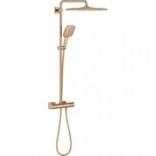 Душевая система GROHE Rainshower SmartActive 310 Cube с термостатом для душа, теплый закат глянец (26837DA0)