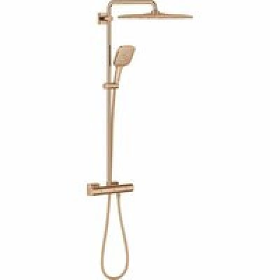 Душевая система GROHE Rainshower SmartActive 310 Cube с термостатом для душа, теплый закат глянец (26837DA0) Душевая система GROHE Rainshower SmartActive 310 Cube с термостатом для душа, теплый закат глянец (26837DA0)