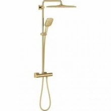 Душевая система GROHE Rainshower SmartActive 310 Cube с термостатом для душа, холодный рассвет глянец (26837GL0)