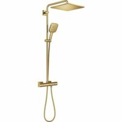 Душевая система GROHE Rainshower SmartActive 310 Cube с термостатом для душа, холодный рассвет глянец (26837GL0) Душевая система GROHE Rainshower SmartActive 310 Cube с термостатом для душа, холодный рассвет глянец (26837GL0)