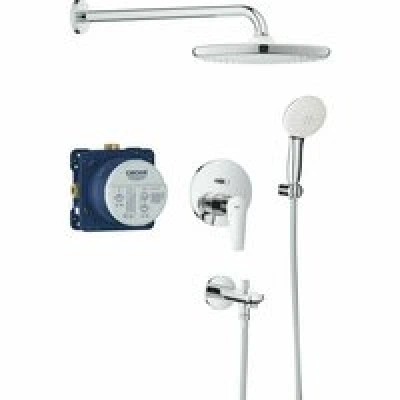 Душевая система GROHE BauEdge со смесителем для ванны, хром (25291000)