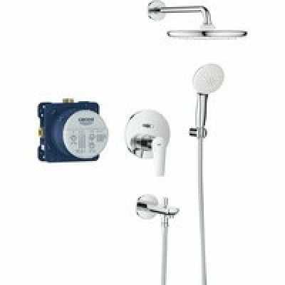 Душевая система GROHE BauEdge со смесителем для ванны, хром (25291000) Душевая система GROHE BauEdge со смесителем для ванны, хром (25291000)
