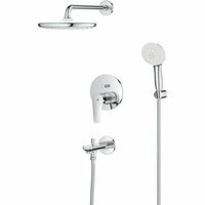 Душевая система GROHE BauEdge со смесителем для ванны, хром (25291000) Душевая система GROHE BauEdge со смесителем для ванны, хром (25291000)