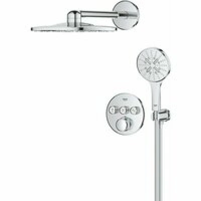 Душевая система GROHE Grohtherm SmartControl с термостатом для душа, хром (34863000) Душевая система GROHE Grohtherm SmartControl с термостатом для душа, хром (34863000)
