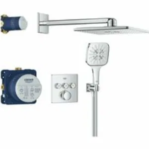 Душевая система GROHE Grohtherm SmartControl с термостатом для душа, хром (34864000) Душевая система GROHE Grohtherm SmartControl с термостатом для душа, хром (34864000)