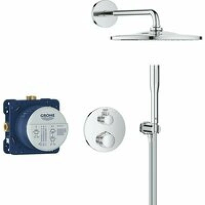 Душевая система GROHE Grontherm с термостатом для душа, хром (34869000) Душевая система GROHE Grontherm с термостатом для душа, хром (34869000)
