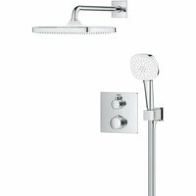 Душевая система GROHE Grontherm с термостатом для душа, хром (34871000) Душевая система GROHE Grontherm с термостатом для душа, хром (34871000)