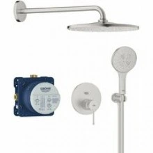 Душевая система GROHE Essence со смесителем для душа, суперсталь (25287DC0)