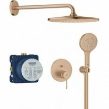 Душевая система GROHE Essence со смесителем для душа, теплый закат матовый (25287DL0)