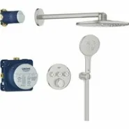 Душевая система GROHE Grohtherm SmartControl с термостатом для душа, суперсталь (34863DC0)