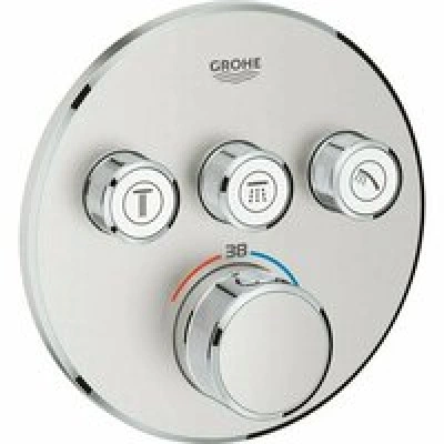 Душевая система GROHE Grohtherm SmartControl с термостатом для душа, суперсталь (34863DC0) Душевая система GROHE Grohtherm SmartControl с термостатом для душа, суперсталь (34863DC0)