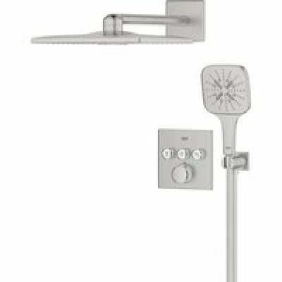 Душевая система GROHE Grohtherm SmartControl с термостатом для душа, суперсталь (34864DC0) Душевая система GROHE Grohtherm SmartControl с термостатом для душа, суперсталь (34864DC0)