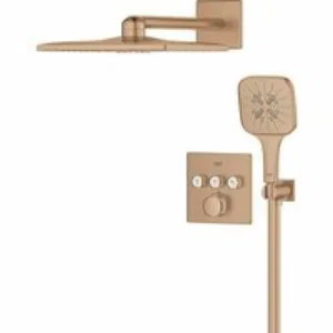 Душевая система GROHE Grohtherm SmartControl с термостатом для душа, теплый закат матовый (34864DL0) Душевая система GROHE Grohtherm SmartControl с термостатом для душа, теплый закат матовый (34864DL0)