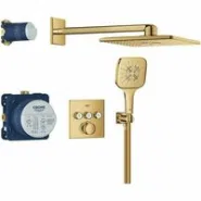 Душевая система GROHE Grohtherm SmartControl с термостатом для душа, холодный рассвет глянец (34864GL0)