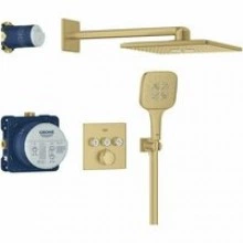 Душевая система GROHE Grohtherm SmartControl с термостатом для душа, холодный рассвет матовый (34864GN0)